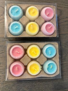 Target Easter egg candles (pack of 2) new sealed